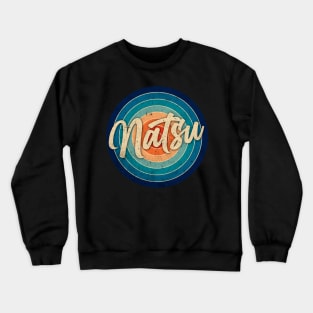 Personalized Name Natsu Classic Styles Birthday Anime Crewneck Sweatshirt